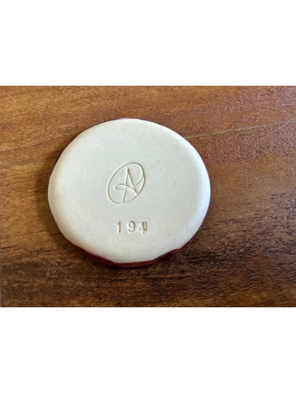 Ceramic Decorative Plate with Deer and Floral Design